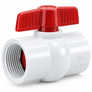 0.5" PVC Ball Valve, Thread x Thread