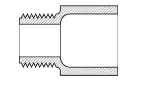 0.5" PVC Male Adapter MPT x SLIP