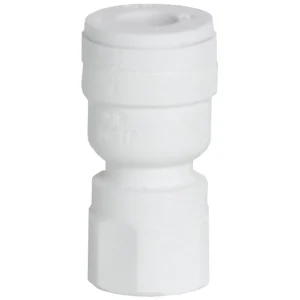 1/4 x 1/8 NPTF Female Adaptor - White
