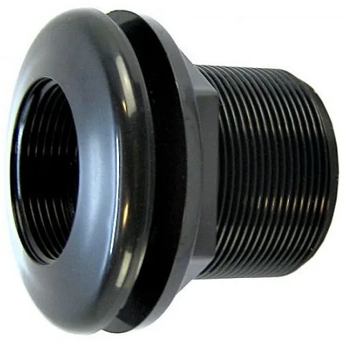 1" Bulkhead, sch. 40, Thread x Slip