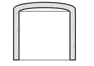 1" PVC Cap, SLIP