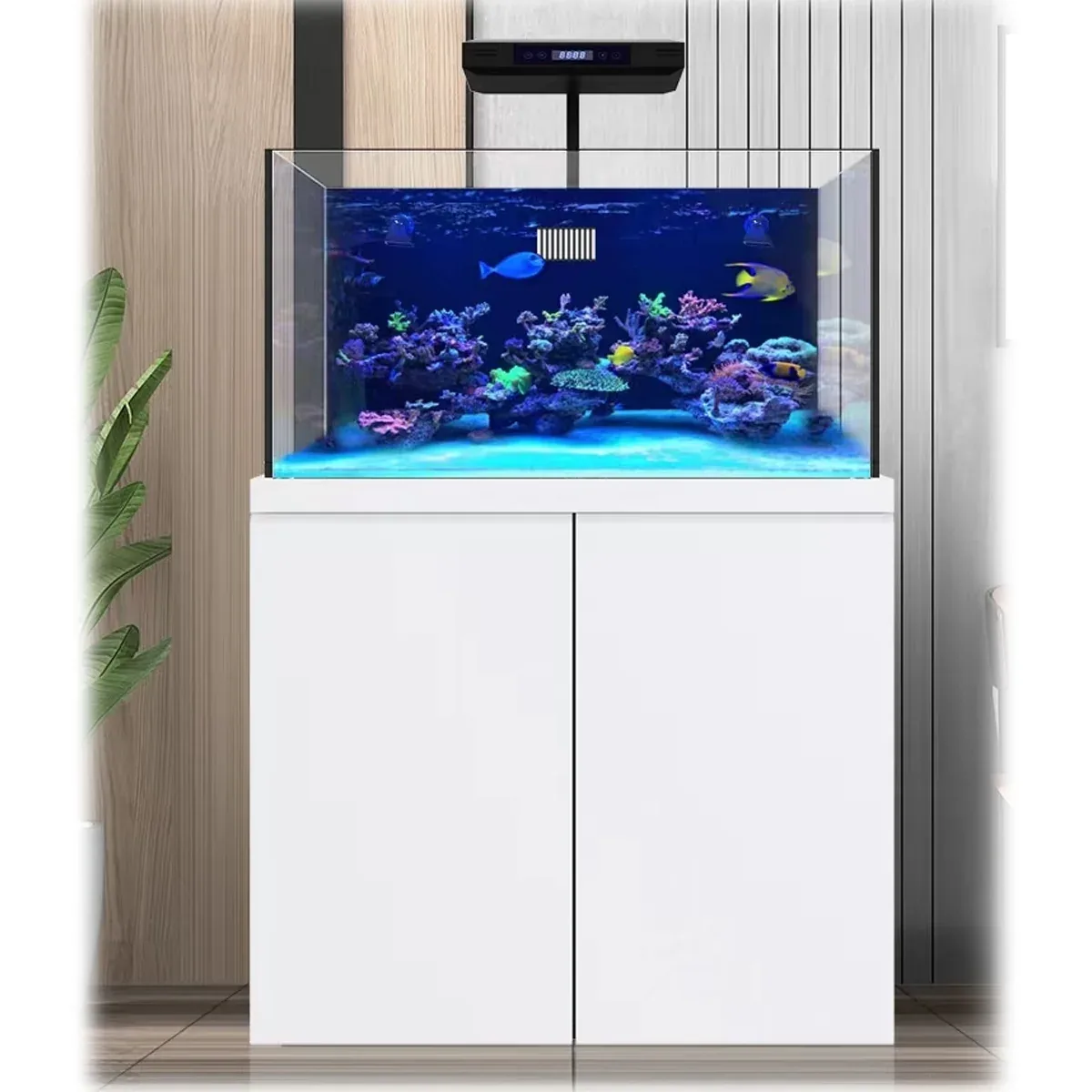 100 Gallon Aquarium Coral Reef Fish Tank Complete Set including one Coral light & one Protein Skimmer - Image 2