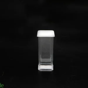11 oz Square Spider Bottle w/ lid – Invertebrate Enclosure - 11 ounces