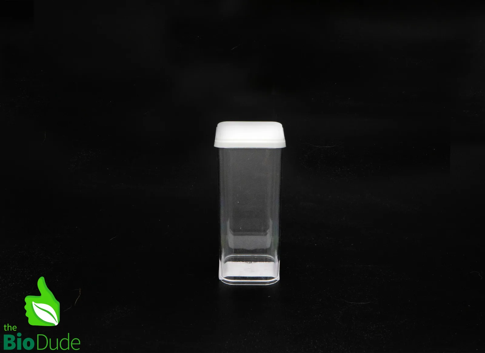 11 oz Square Spider Bottle w/ lid – Invertebrate Enclosure - 11 ounces