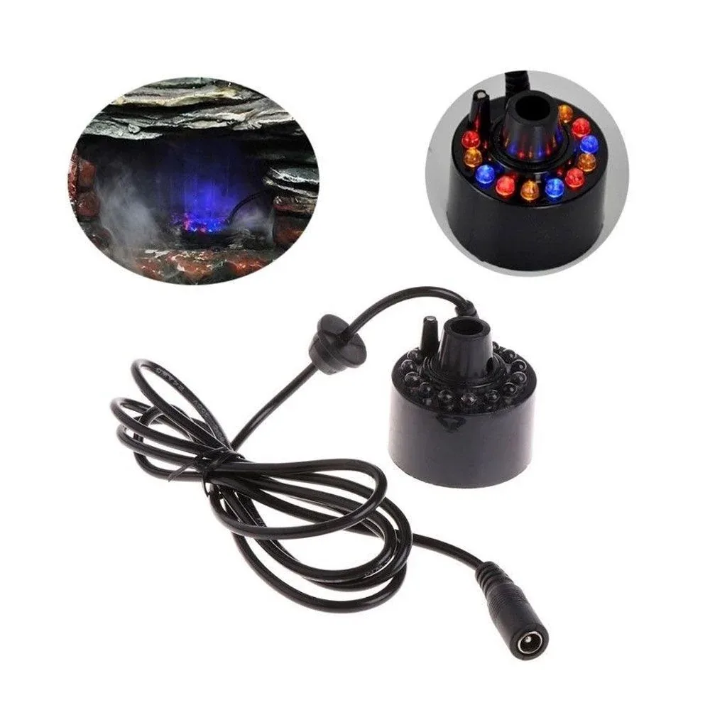12 LED Plastic Mist Maker Humidifiers & Fogger - Image 2