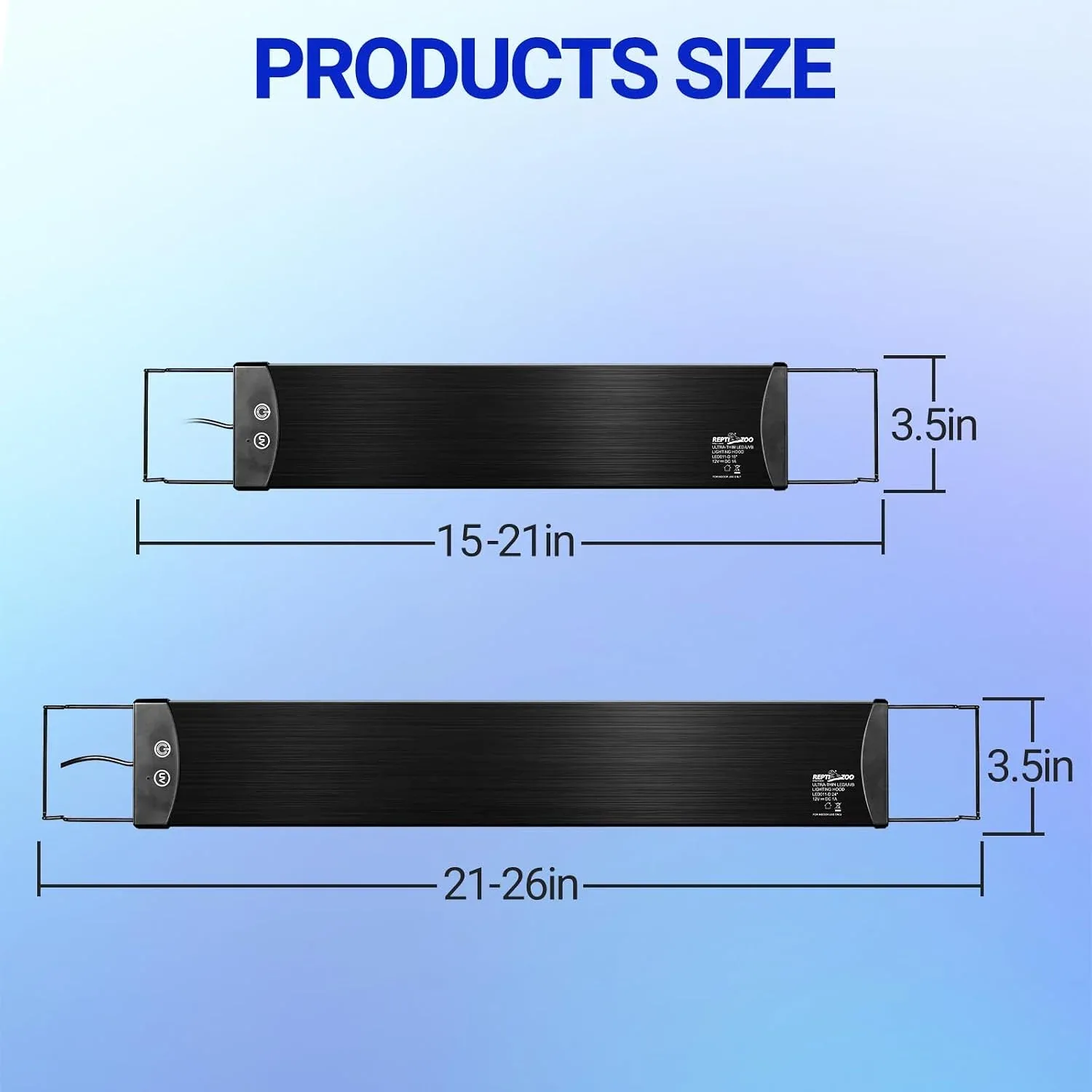 12W 10.0 UVB LED Reptile Light with Dimming 18/24 inch UVB LED Light Bulb for Reptile - Image 2