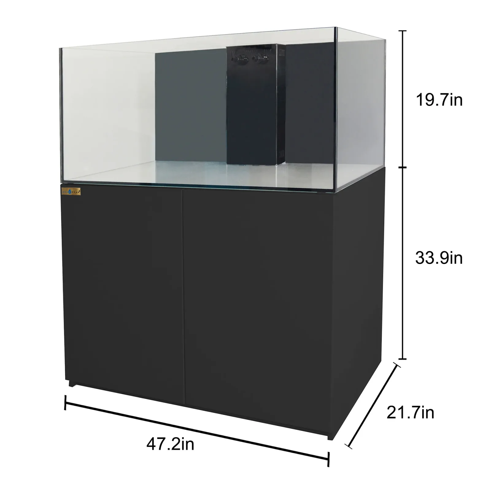 130 Gallon Aquarium with Stand | Rimless Glass Fish Tank | Aqua Dream USA - Image 2