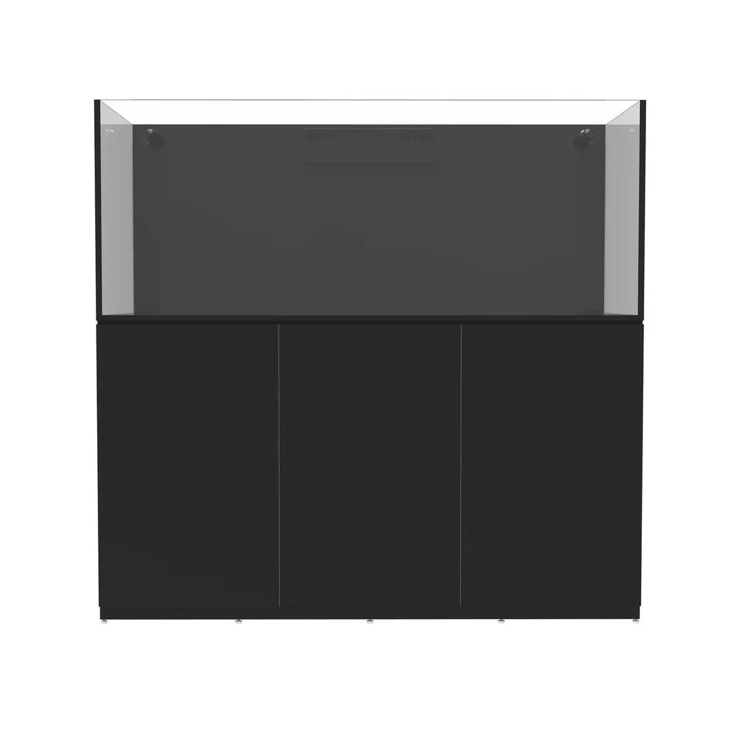 142 Gallon External Overflow Rimless Tank w/ Black Stand (Full Package) - Fiji Cube