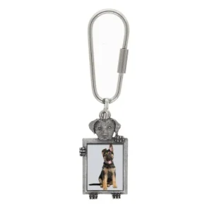 1928 Jewelry German Shepherd Puppy Key Chain