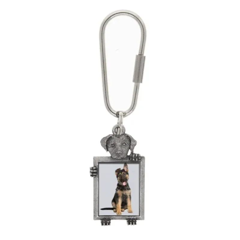 1928 Jewelry German Shepherd Puppy Key Chain