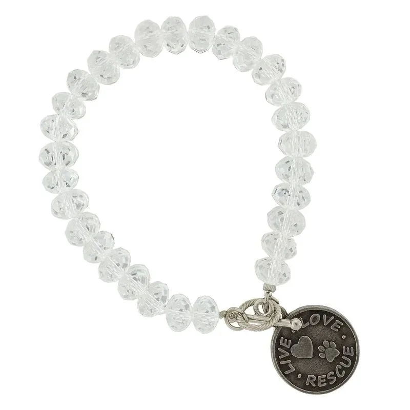 1928 Jewelry Live Love Rescue Bracelet - Image 2