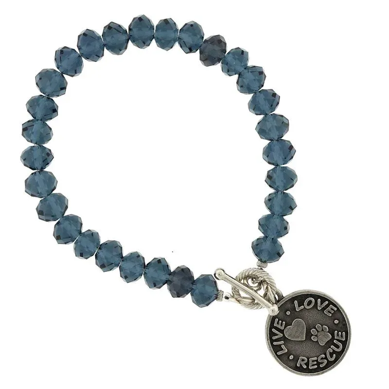 1928 Jewelry Live Love Rescue Bracelet