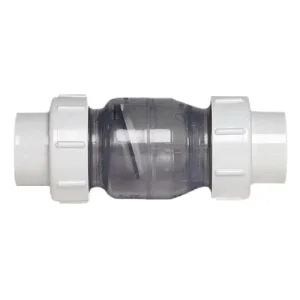 2" Swing Check Valves, True Union Clear PVC, Slip