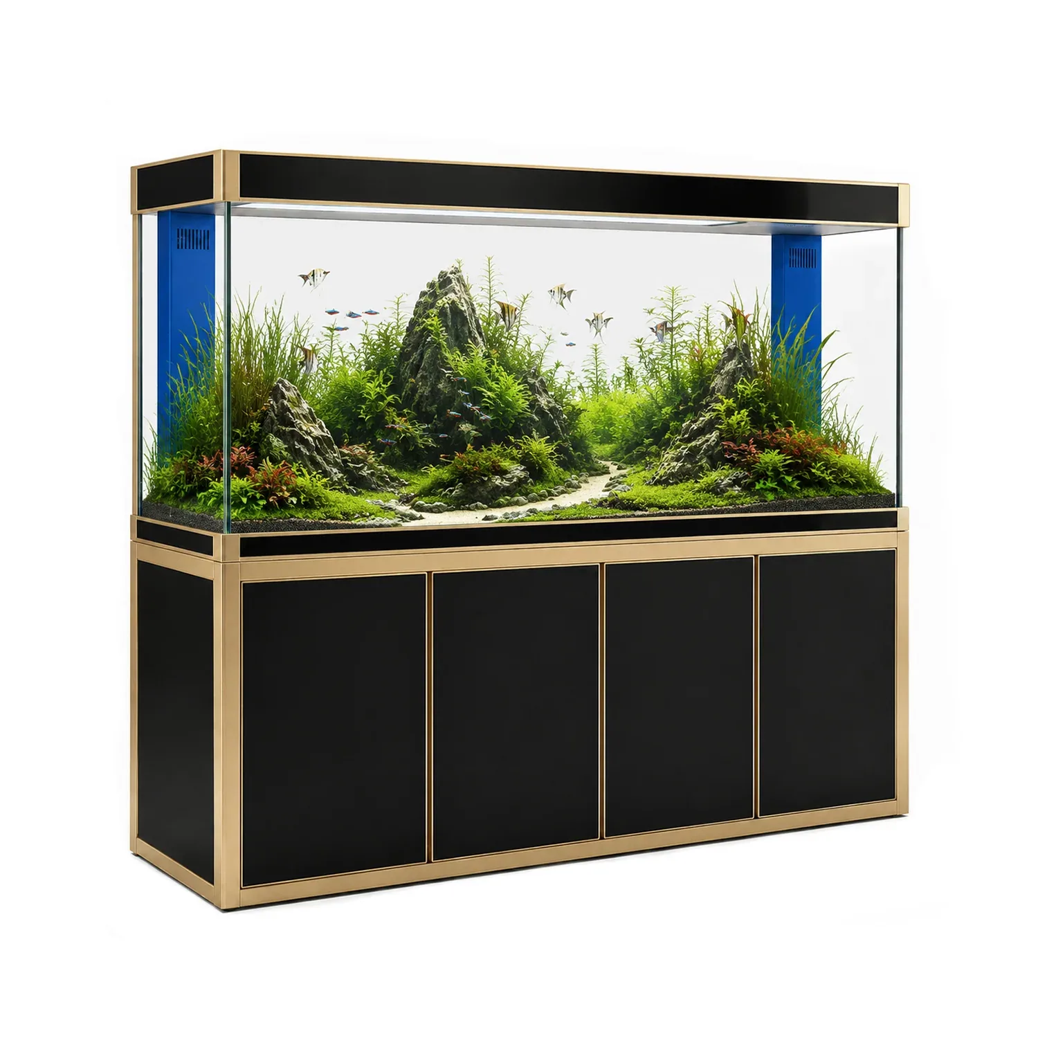 260 Gallon Aquarium | Luxury Large Glass Fish Tank with Stand