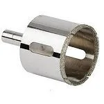 32mm, 1.25" Diamond Coated Glass Drill Bit / Hole Saw for 1/2" sch. 40 Bulkheads