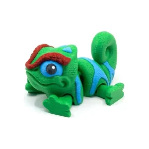 3D Printed Chibi Panther Chameleon - Large