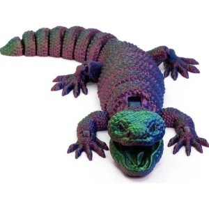 3D Printed Multi-Color Gila Monster - Large