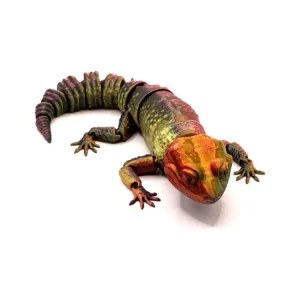 3D Printed Multi-Color Leopard Gecko -Small