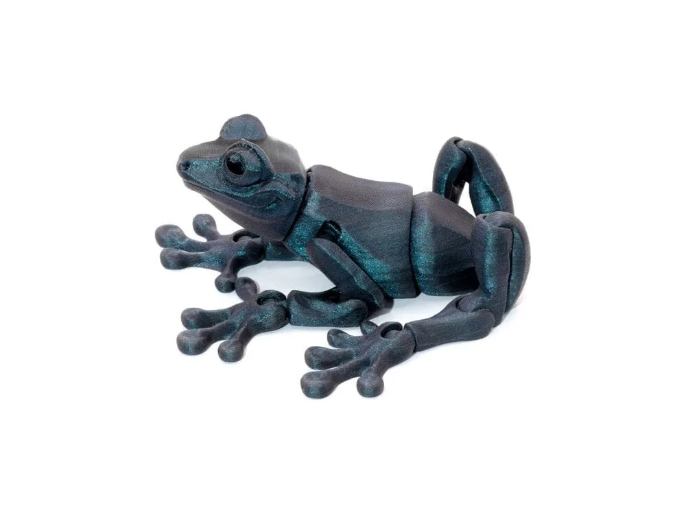 3D Printed Multi-Color Red Eye Tree Frog -Small