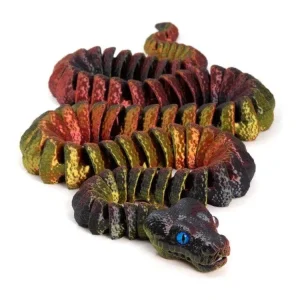 3D Printed Multi-Color Tree Boa - Large