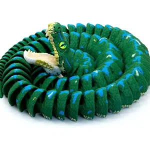 3D Printed Realistic Green Tree Python - Large