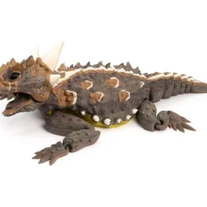 3D Printed Realistic TX Horned Lizard - Large