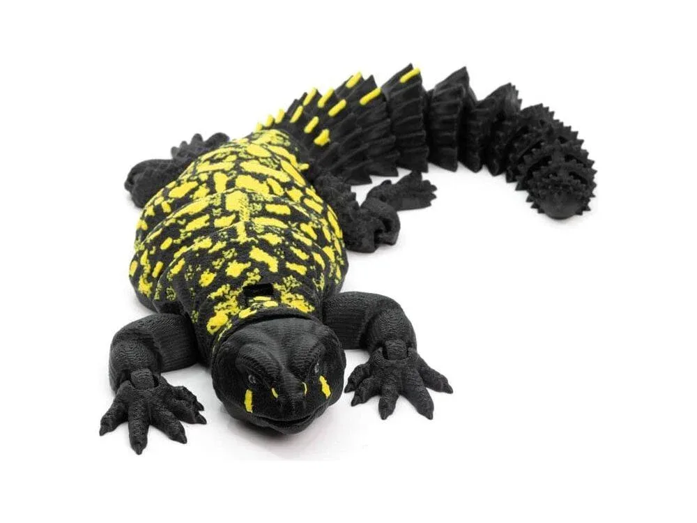 3D Printed Realistic Yellow Uromastyx - Large