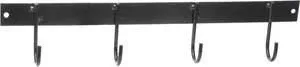 4 Hook Tack Rack Black