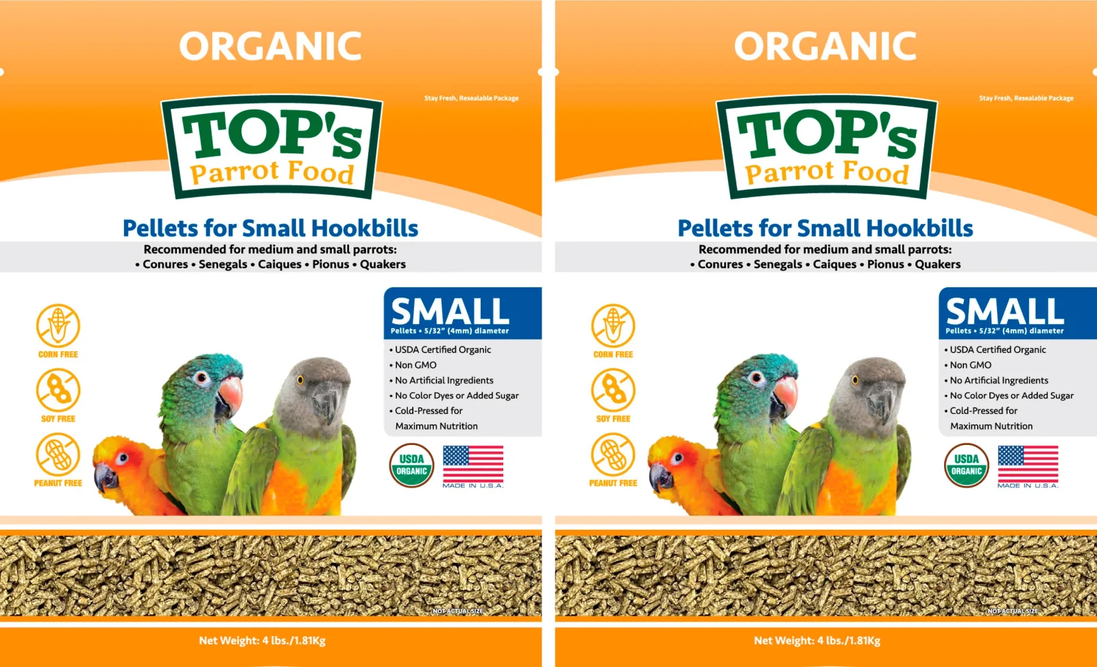 4 lb. Small Pellet Two-Pack (includes shipping)