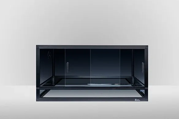4' x 2'x 2' (120 gallons) Sliding Glass Door Habitat Black FREE SHIPPING