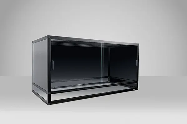 4' x 2'x 2' (120 gallons) Sliding Glass Door Habitat Black FREE SHIPPING - Image 2