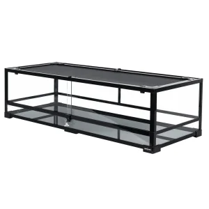 48 gallons 48″*18″*13″ long reptile terrarium with front safe glass sliding doors RK0221