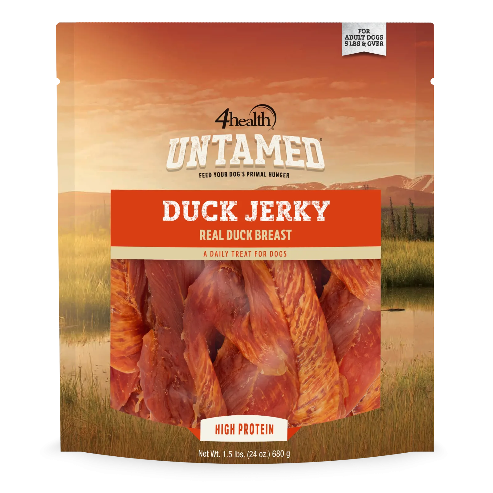 4Health Duck Jerky 24oz