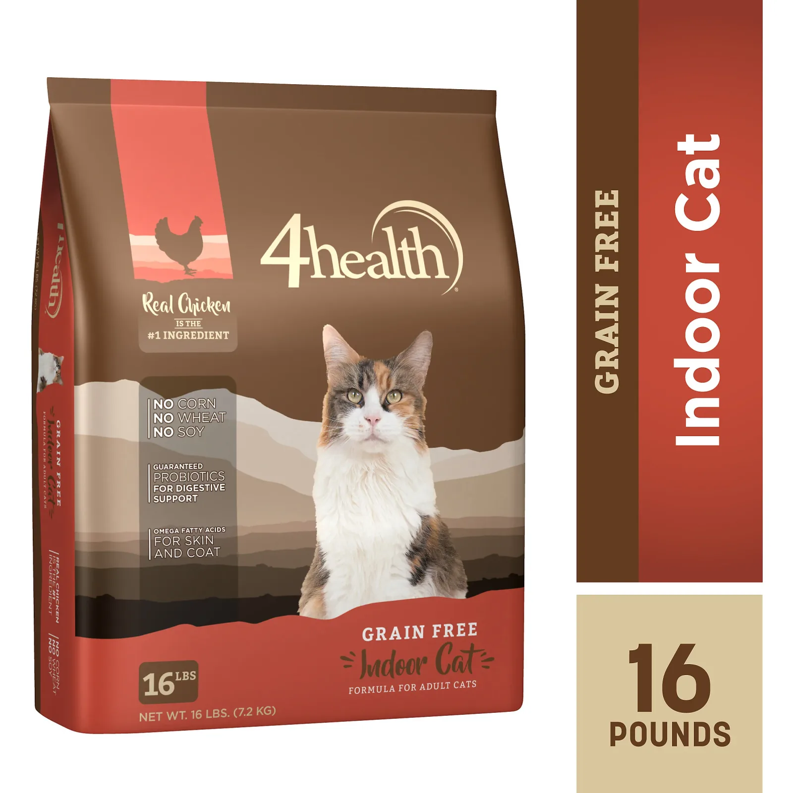 4health Grain Free Indoor Dry Cat Food Formula for Adult Cats - Image 2