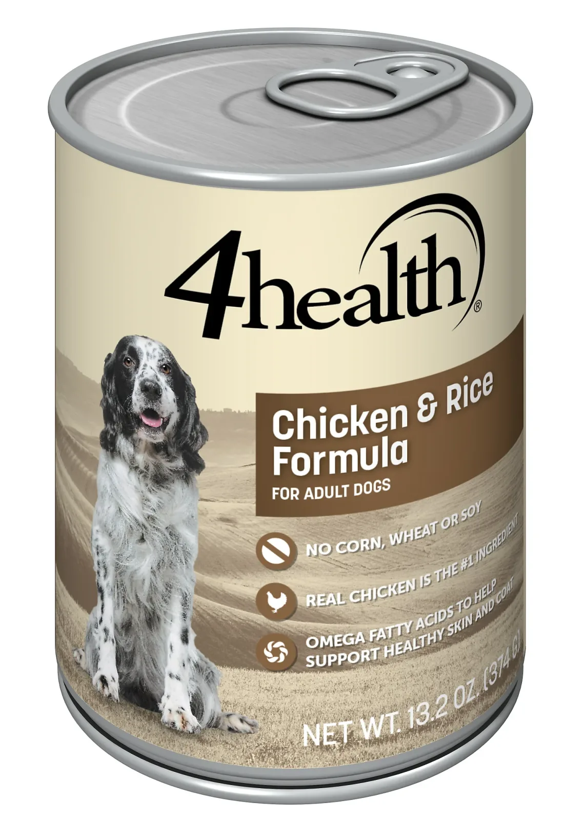 4health with Wholesome Grains Chicken & Rice Formula Canned Dog Food, 13.2 oz. - Image 2