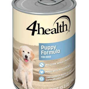 4health with Wholesome Grains Chicken & Rice Puppy Formula Canned Dog Food, 13.2 oz. Can