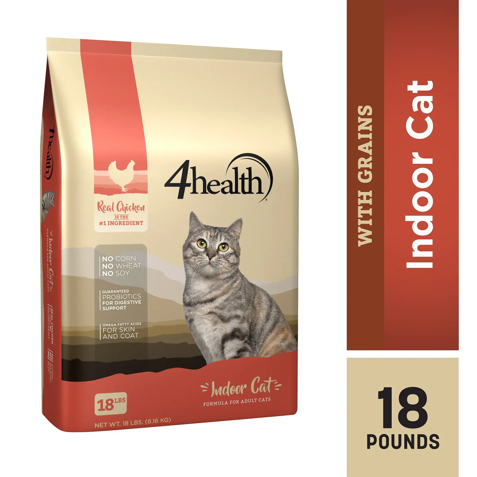 4health with Wholesome Grains Indoor Dry Cat Food Formula - Image 2