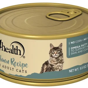 4health with Wholesome Grains Salmon and Rice Wet Cat Food, 5.5 oz.