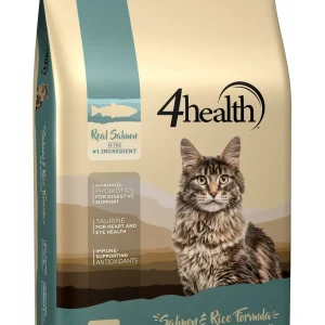 4health with Wholesome Grains Salmon & Rice Adult Dry Cat Food, 18 lb.