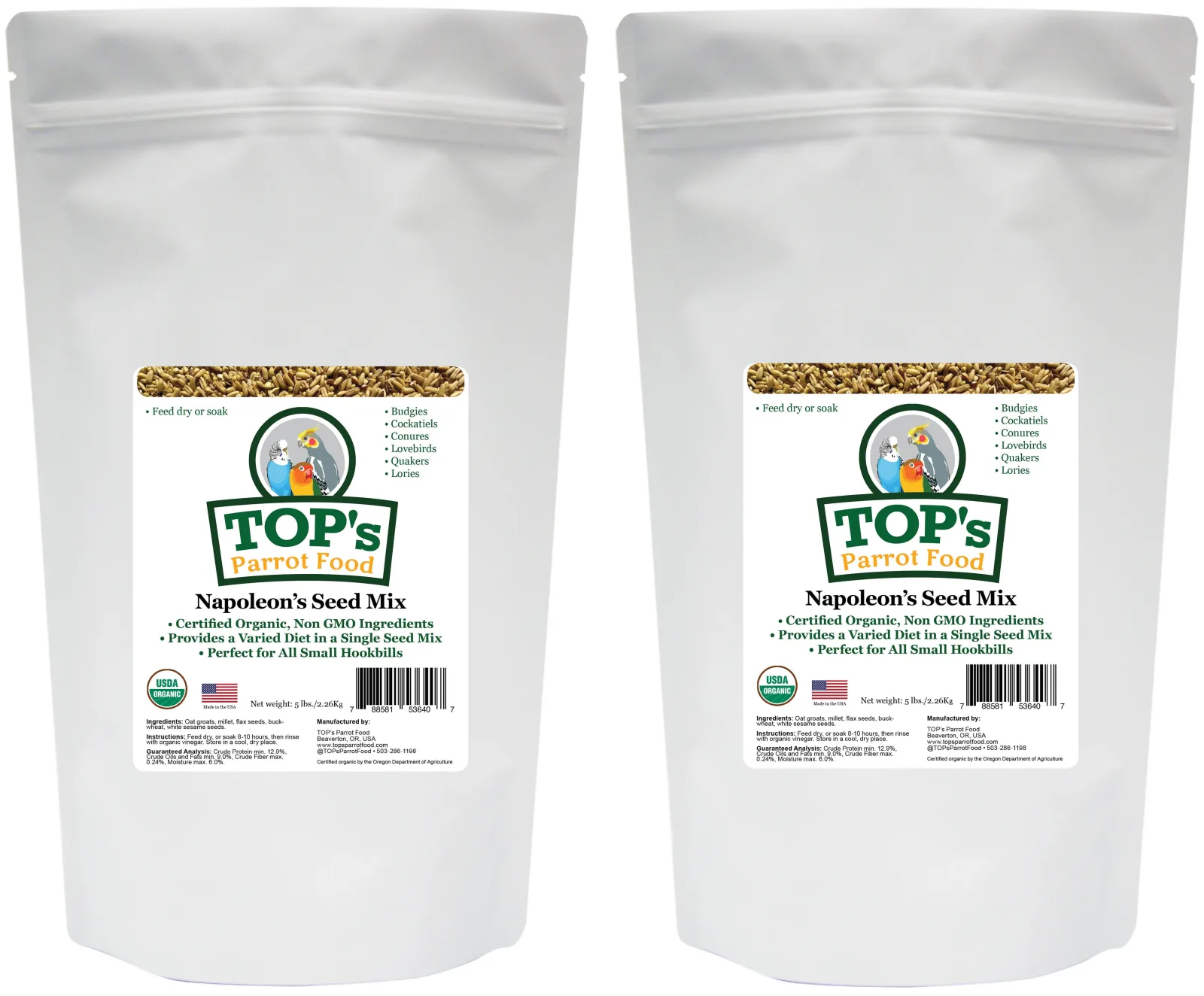 5 lb. Napoleon Seed Two-Pack (includes shipping)