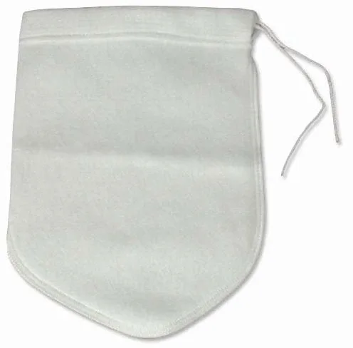 7" x 16" 100 Micron Polyester Filter Sock w/ Draw String