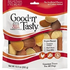 8in1 Pet Triple-Flavor Wavy Chips for Dogs