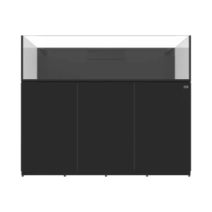 95 Gallon External Overflow Rimless Tank w/ Black Stand - Fiji Cube