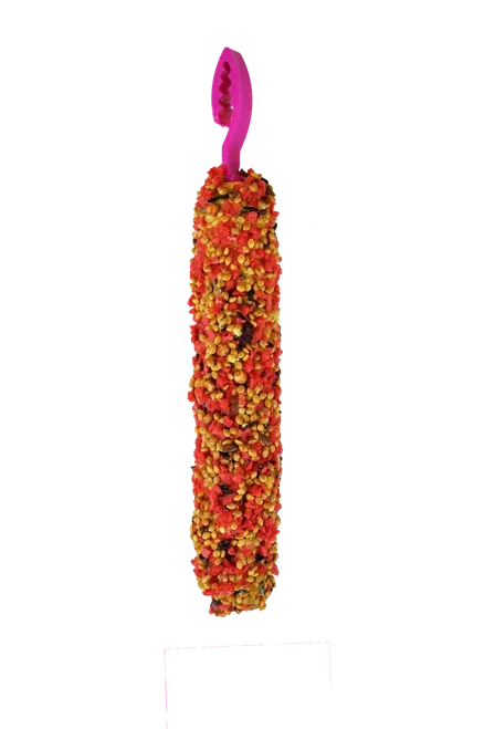 A & E Cages Smakers Snack Strawberry Treat Stick for Parakeets 3.17 oz 2 Count - Image 2