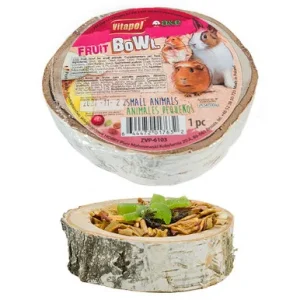 A E Cages Vitapol Wooden Treat Fruit Bowl 1ea/One Size