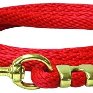 Abetta Round Nylon Lead With Brass Snap 5/8 x10ft Blk