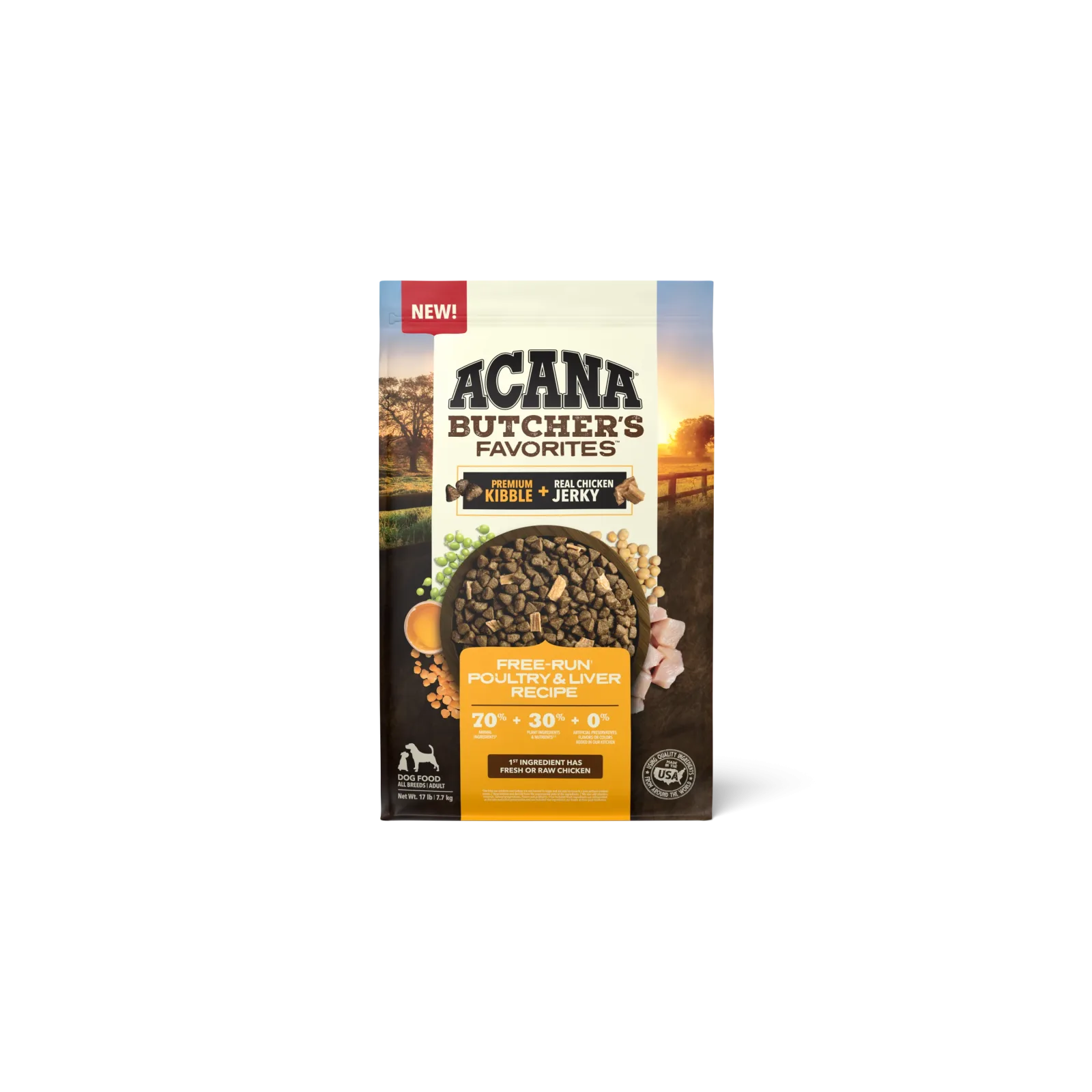 ACANA Butcher's Favorites Free-Run Poultry 17lb