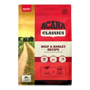 Acana Dog Classics Beef & Barley Recipe, 4 lb