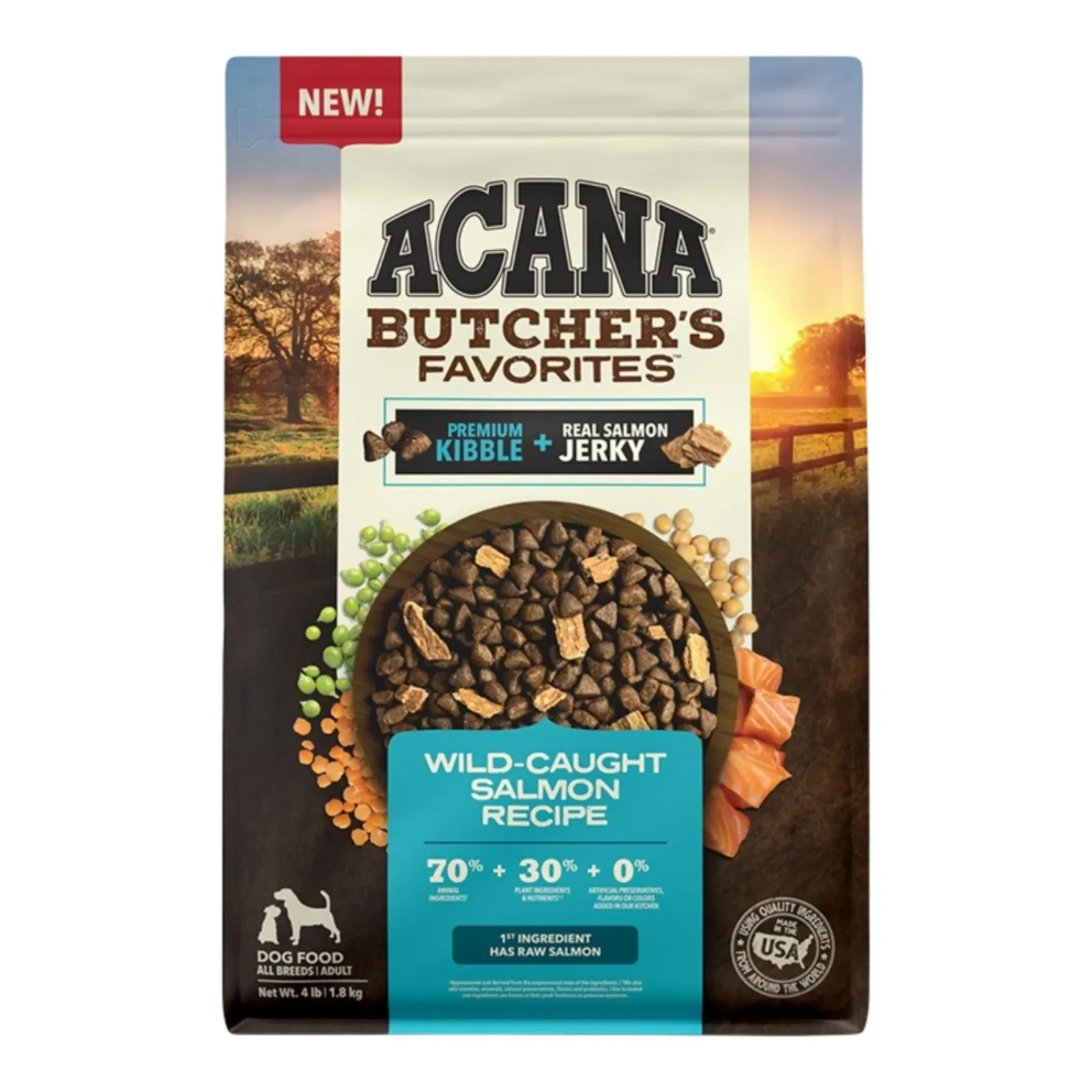 Acana Dog Grain-Free Butcher's Favorites Wild Caught Salmon 4 lb