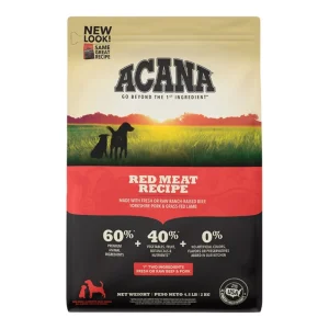 Acana Dog Grain-Free Red Meat Recipe, 4.5 lb